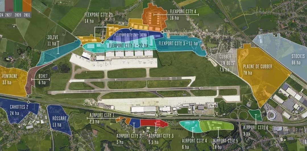 En plus des terrains réservés pour Alibaba, Liège Airport veut s’étendre sur 270 hectares supplémentaires !