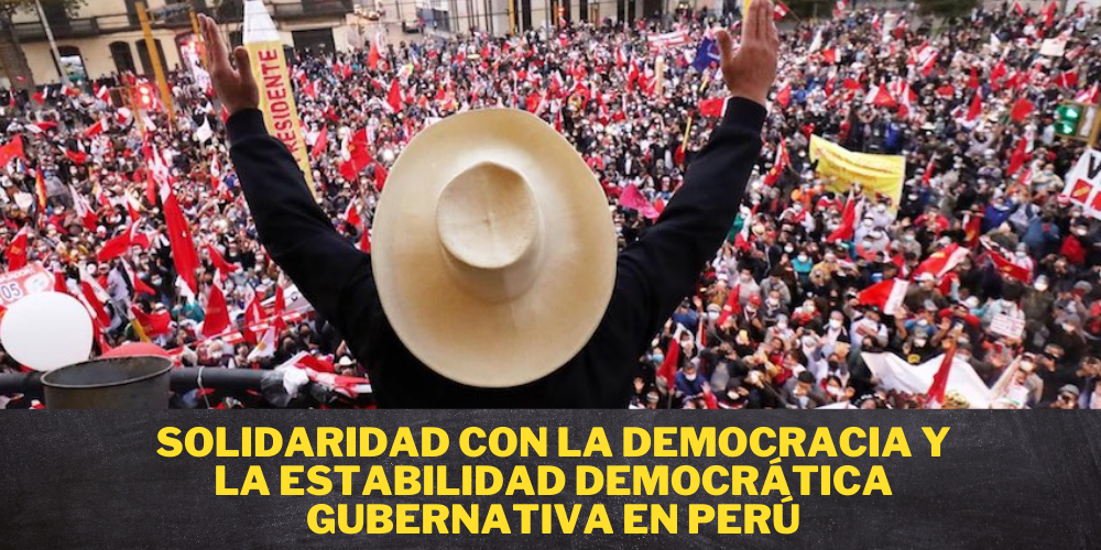 Solidarité avec la démocratie et stabilité démocratique du Gouvernement au Pérou